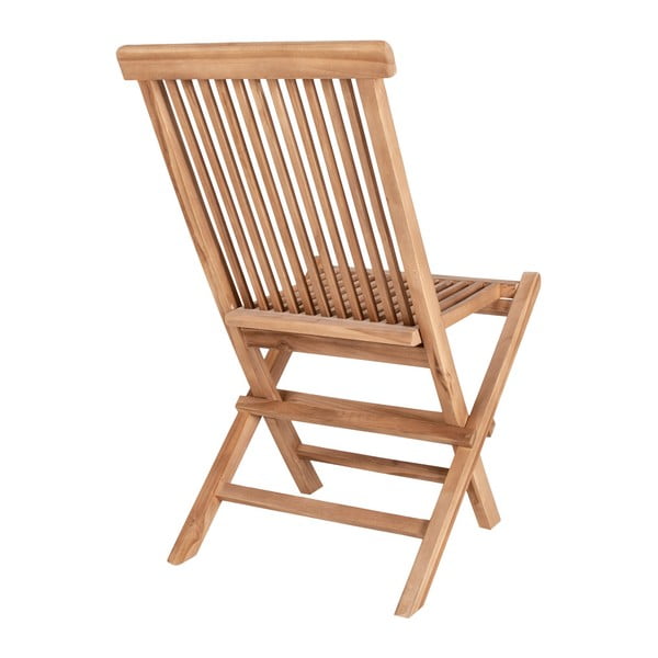 Sedie da giardino in legno di colore naturale in set di 2 pezzi Toledo - House Nordic-image-4