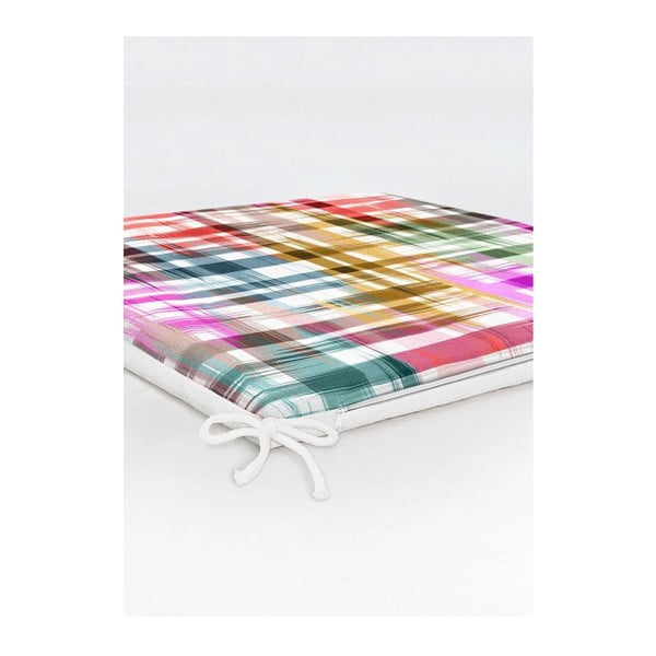 Cuscino di seduta 40x40 cm Colour Crisscross - Mila Home-image-2