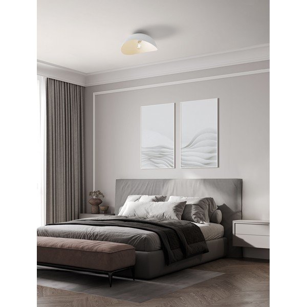 Plafoniera bianco opaco in metallo Opsi – Nova Luce-image-1