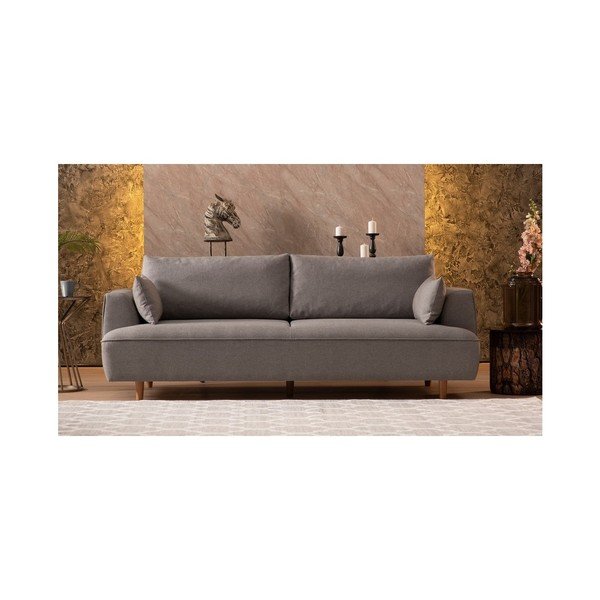 Divano a tre posti grigio chiaro Felix - Balcab Home-image-4