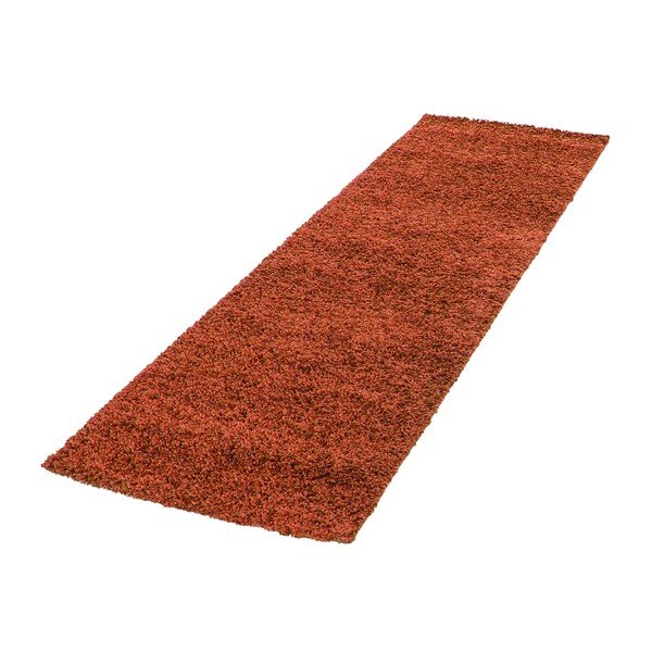 Passatoia color terracotta 80x250 cm Life – Ayyildiz Carpets