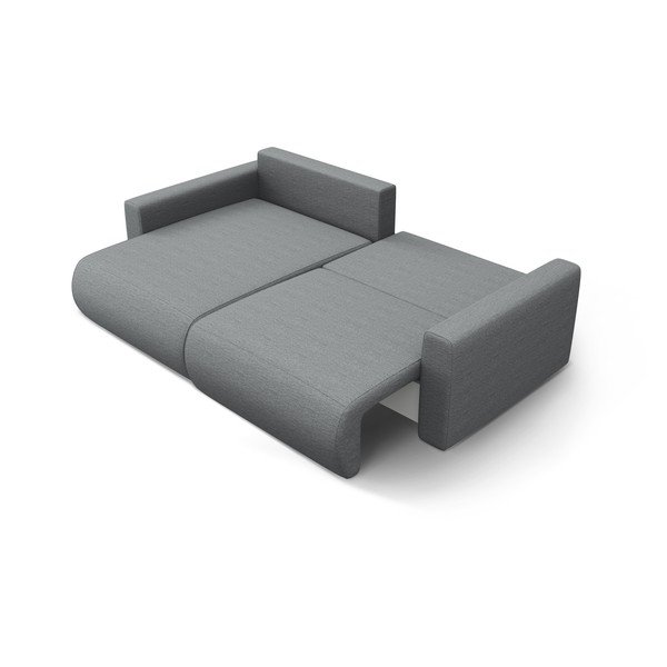 Divano angolare grigio allungabile con contenitore Belfast – Cosmopolitan Design-image-3