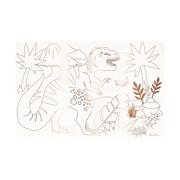 Tovagliette di carta in set da 8 pezzi 28x42,5 cm Dinosaurs - Meri Meri-image-4