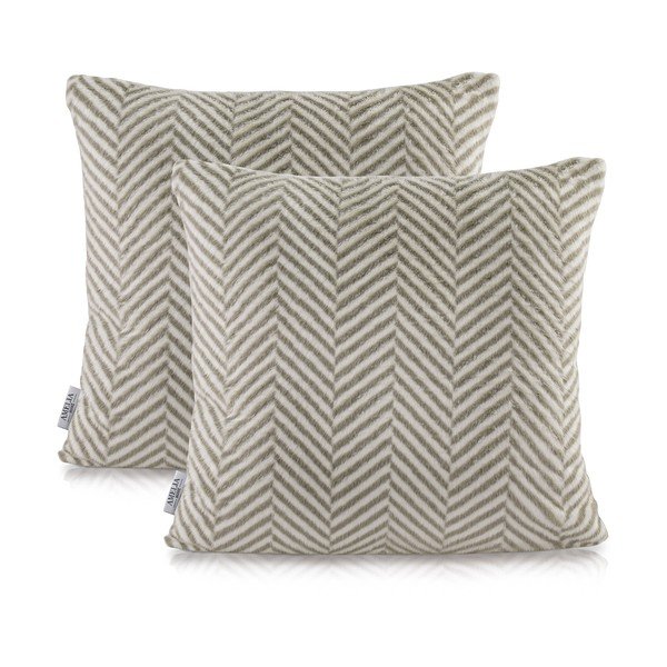 Set di 2 federe Nancy Grey, 45 x 45 cm - AmeliaHome