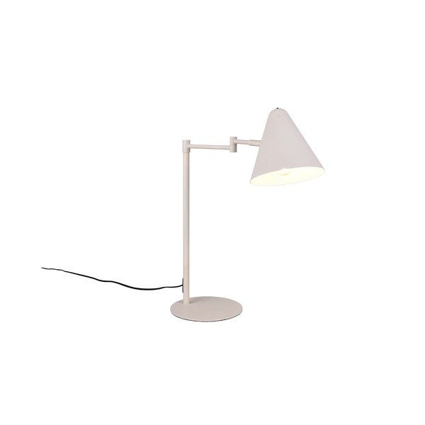 Lampada da tavolo avorio con struttura flessibile (altezza totale 50,5 cm) Cosima – Trio-image-3