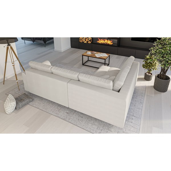 Divano angolare crema (angolo sinistro) Ariella - Ropez-image-3