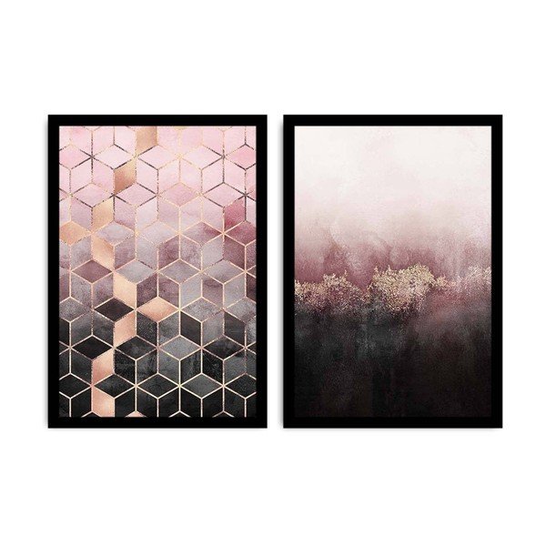 Dipinti in set di 2 pezzi 36x51 cm - Wallity