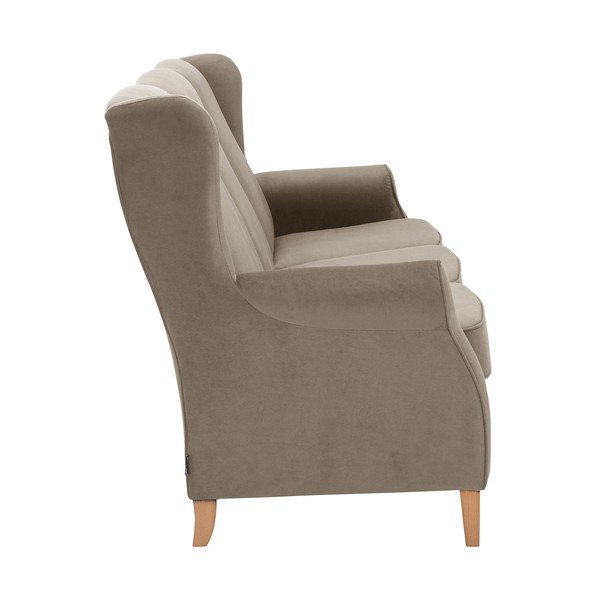 Divano in velluto marrone, 193 cm Lorris - Max Winzer-image-4