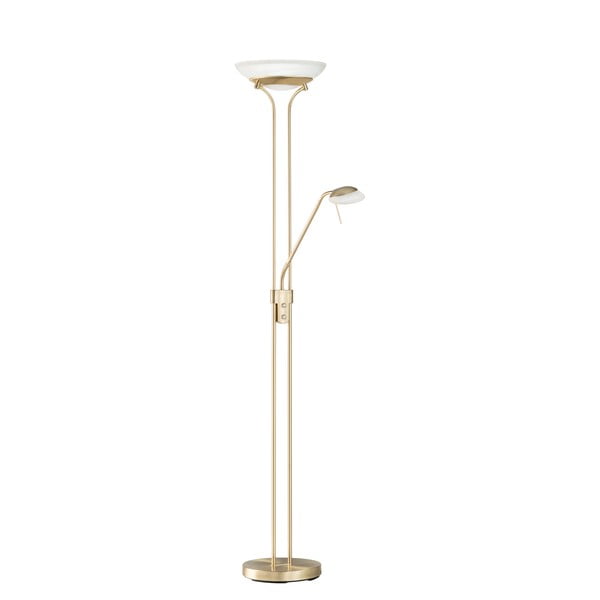 Lampada da terra con intensità regolabile dorata (altezza 182 cm) Pool – Fischer & Honsel