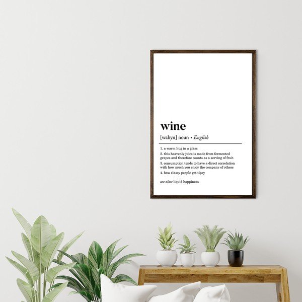 Dipinto 50x70 cm Wine – Wallity-image-1