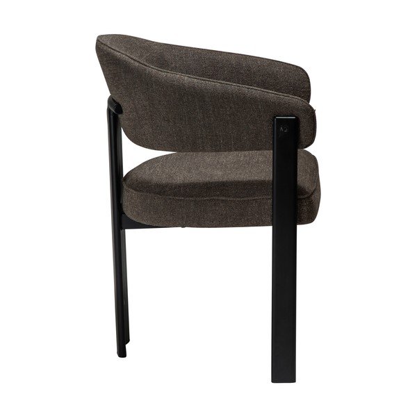 Sedia da pranzo marrone con braccioli Duct – DAN-FORM Denmark-image-3