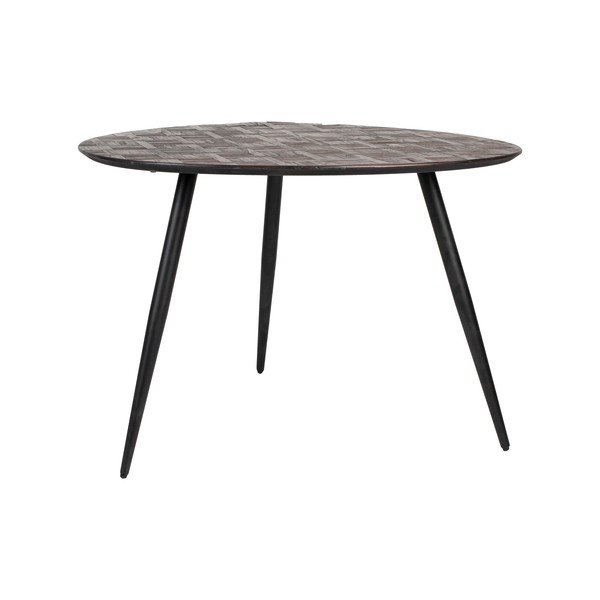 Tavolo da pranzo rotondo in teak massiccio 76x111 cm Webster – White Label