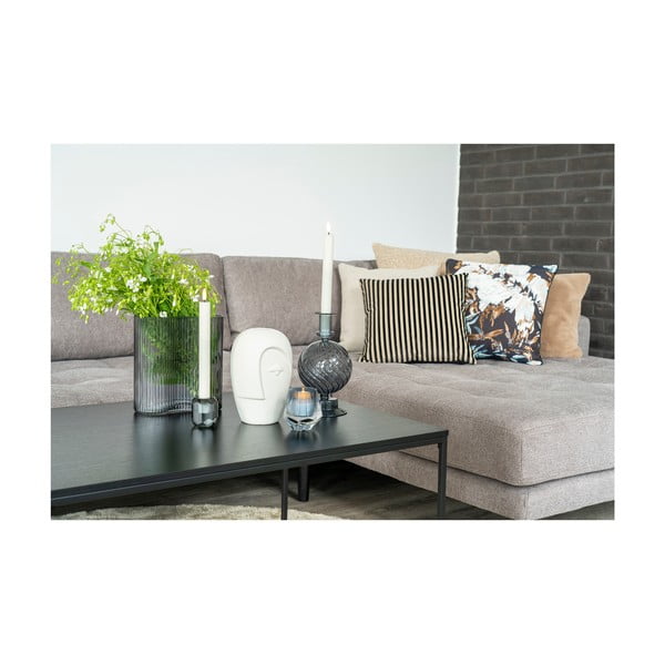 Vaso color crema in ceramica (altezza totale 19,5 cm) Face – House Nordic-image-2