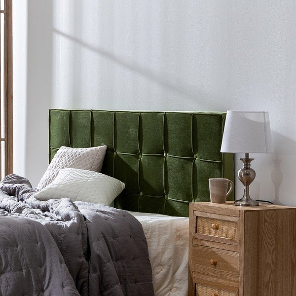Testiera letto verde 160x64 cm - Ixia-image-1