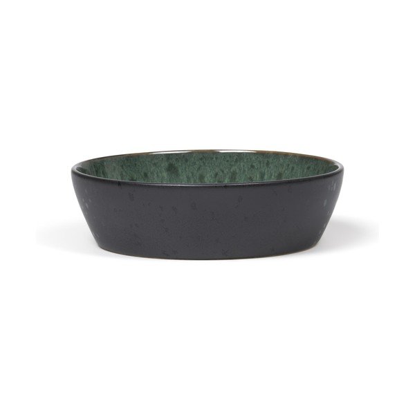 Ciotolina verde/nera in gres Gastro Green/Black – Bitz