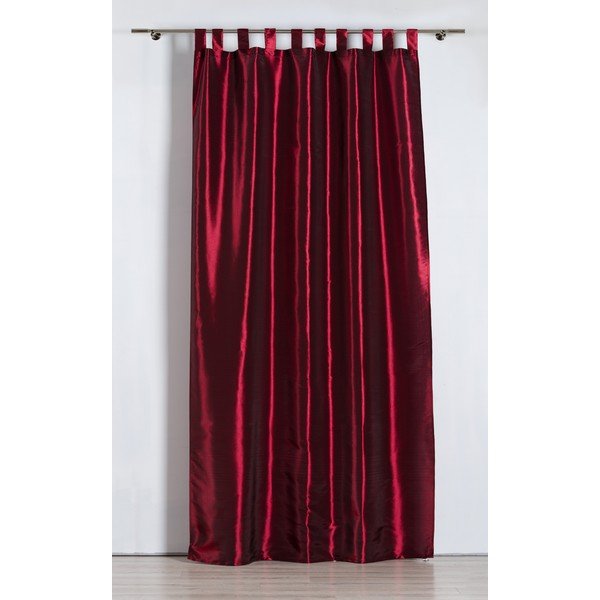 Tenda bordeaux 140x245 cm Royal Taffeta - Mendola Fabrics-image-1