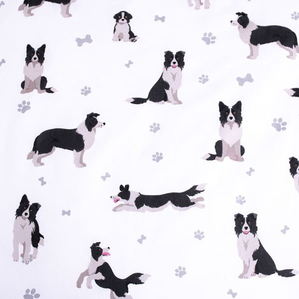 Biancheria da letto per bambini in cotone per letto singolo 140x200 cm Border Collie – Jerry Fabrics-image-3