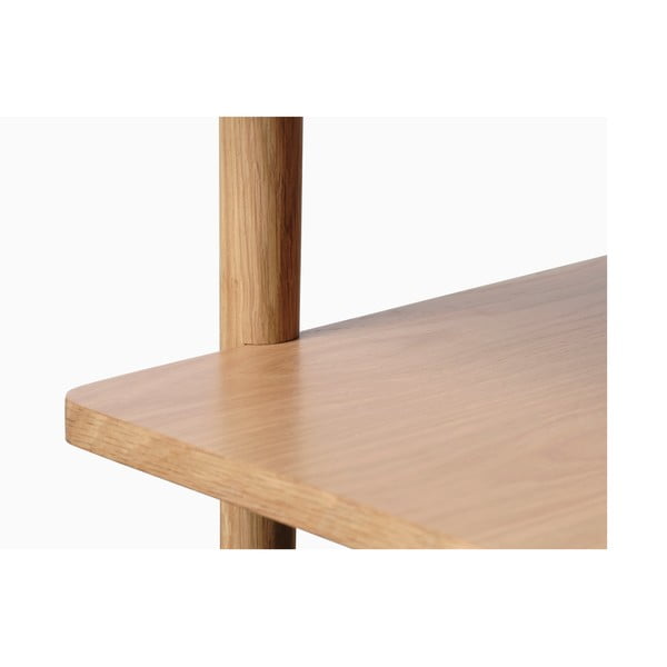 Tavolino con piano in rovere decorato in colore naturale 60x120 cm Ponza - Unique Furniture-image-3