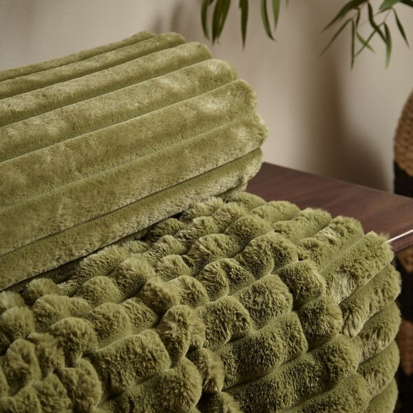 Coperta in micropile 130x170 cm Cosy Ribbed - Catherine Lansfield-image-2