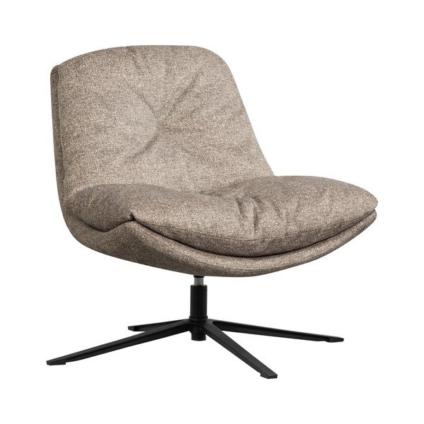 Poltrona di colore naturale girevole Arve – WOOOD