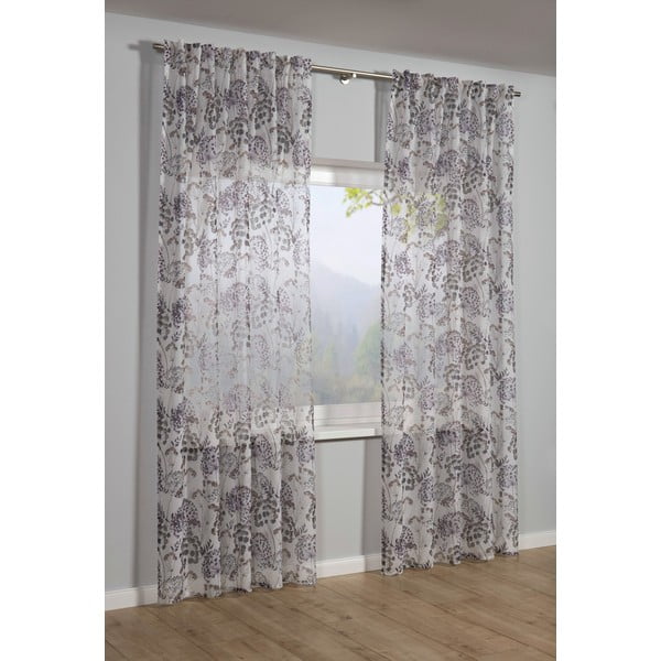 Tenda viola/grigia 135x245 cm Birds and Roses – Sehlbach-image-1