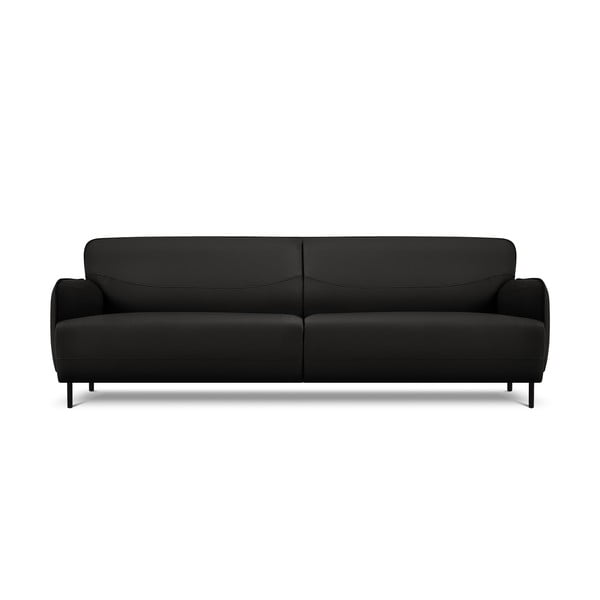 Divano in pelle nera , 235 x 90 cm Neso - Windsor & Co Sofas