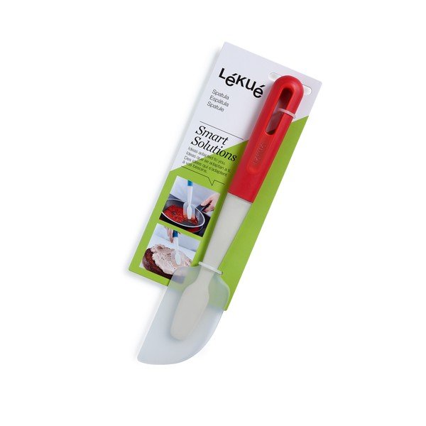 Spatola Smart rossa e bianca - Lékué-image-1