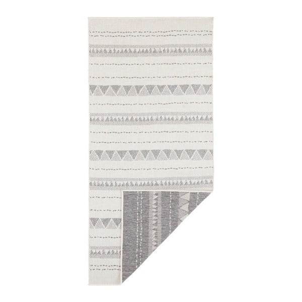 Tappeto da esterno grigio e crema , 80 x 250 cm Bahamas - NORTHRUGS