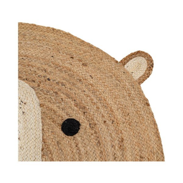 Tappeto per bambini di colore naturale in iuta ø100 cm Chiquillo – Ixia-image-4