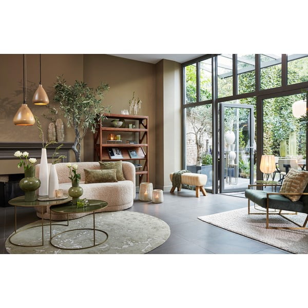 Tappeto rotondo cachi ø 200 cm Sjors - Light & Living-image-2