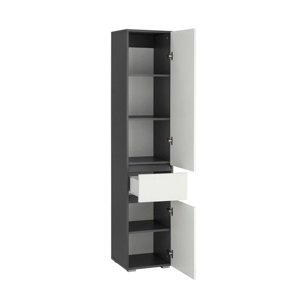 Mobile alto bianco per bagno 38x180 cm Wisla - Støraa-image-3