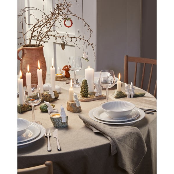 Ornamento natalizio in porcellana Wreath - Kähler Design-image-2