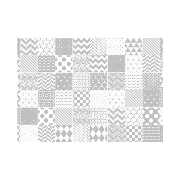 Set di 60 adesivi murali decorativi Ambinace Cardiff, 10 x 10 cm - Ambiance-image-2