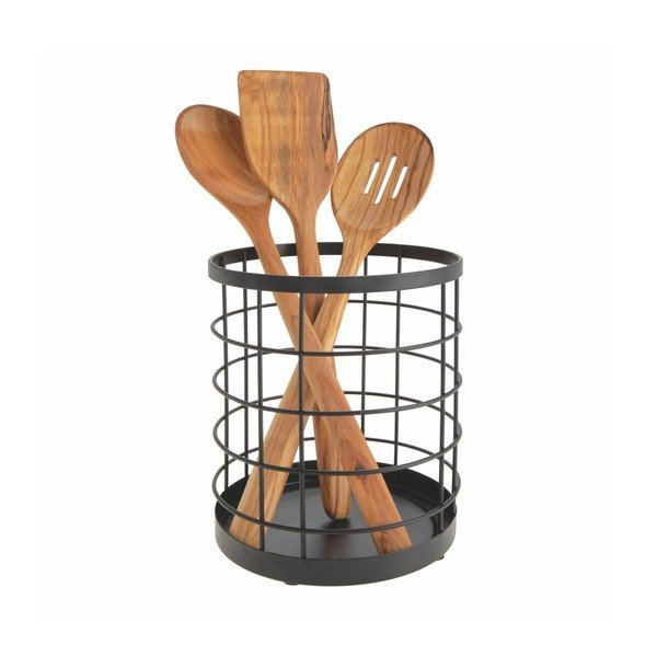 Supporto nero per utensili da cucina Austin - iDesign-image-1