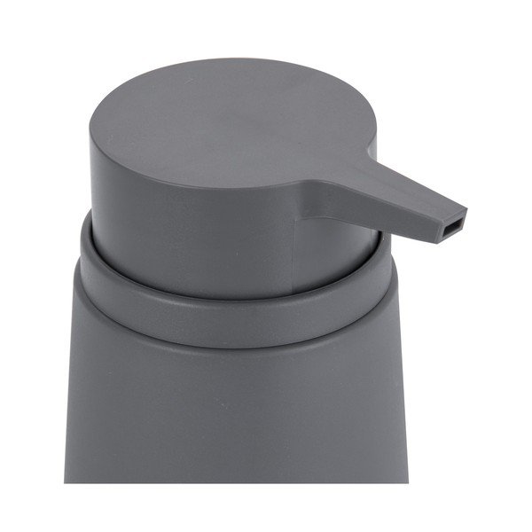 Dispenser di sapone in plastica grigio 200 ml Cris - Tomasucci-image-1