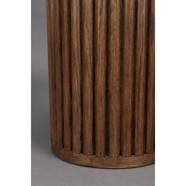 Tavolino rotondo con piano in pietra ø 35 cm Arda – Dutchbone-image-3