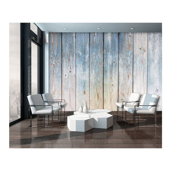 Carta da parati in lana 416 cm x 254 cm Wood - Vavex-image-1