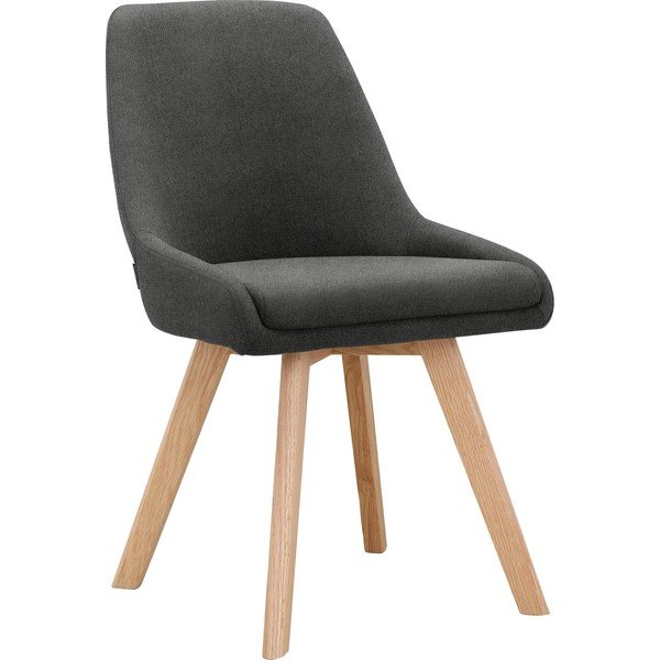 Sedia da pranzo grigio scuro Rudi - Støraa