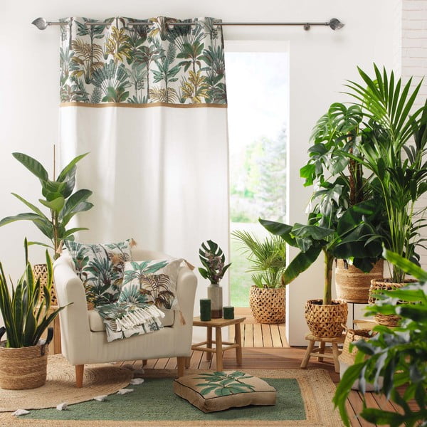 Borsa da salotto verde-marrone Balinesia - douceur d'intérieur-image-3