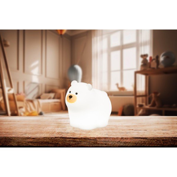 Luce notturna per bambini color crema Knut – Fischer & Honsel-image-2