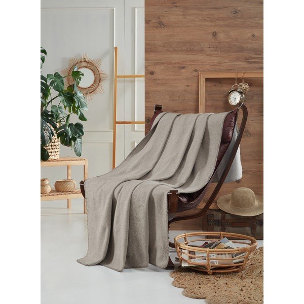 Coperta grigia in vello 130x170 cm Brighton – Mijolnir-image-1