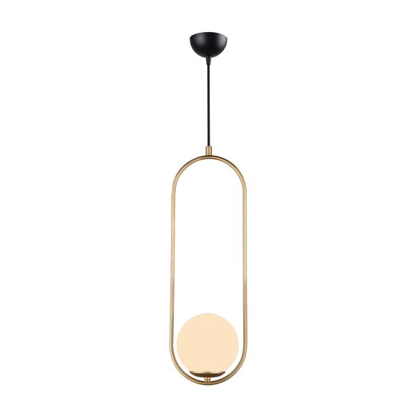 Lampada a sospensione color oro, altezza 146 cm Arch - Squid Lighting