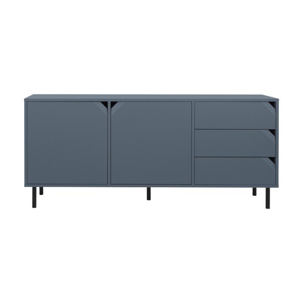 Cassettiera bassa blu scuro 177x77 cm Corner - Tenzo