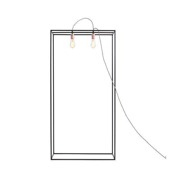Lampada da terra nera Custom Form , larghezza 70 cm Metric - CustomForm