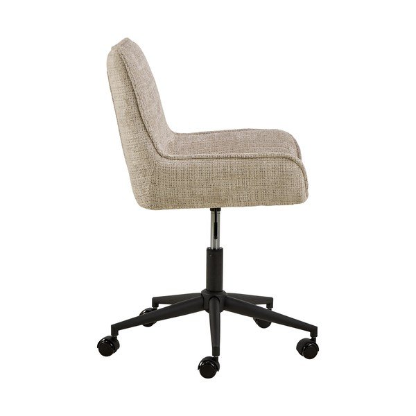 Sedia da ufficio beige Eddie – Actona-image-2