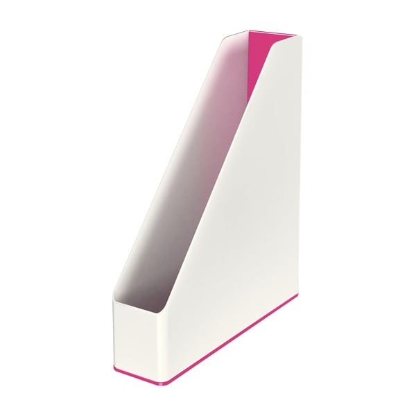 Portariviste bianco e rosa WOW - Leitz