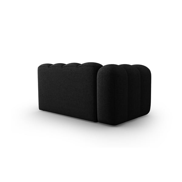 Divano componibile nero/color antracite (con penisola a sinistra) Lupine – Micadoni Home-image-3