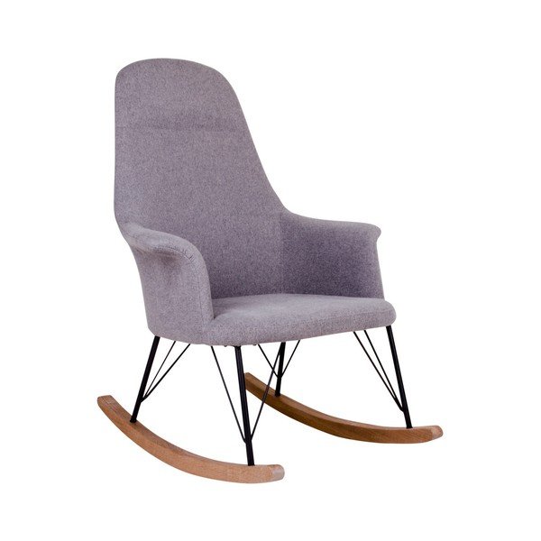 Sedia a dondolo grigia Viby - House Nordic