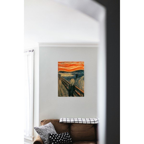 Riproduzione di Edvard Munch - L'urlo, 45 x 60 cm Edward Munch - The Scream - Fedkolor-image-1