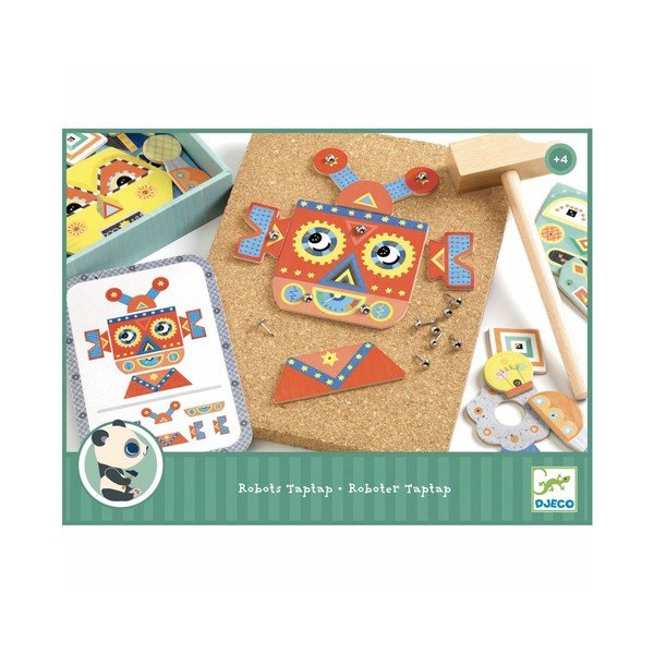 Gioco del martello Robots Tap Tap - Djeco-image-2